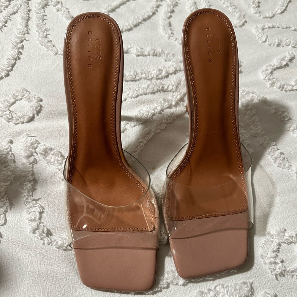ASOS Nude and Clear Heels